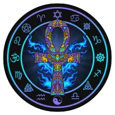 Коврик для мыши Анкх, d.20см KM0069