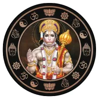 Коврик для мыши Хануман, d.20см KM0079