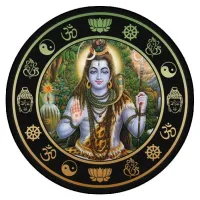 Коврик для мыши Шива, d.20см KM0083