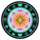 Коврик для мыши Шри-янтра, d.20см KM0085