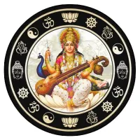 Коврик для мыши Сарасвати, d.20см KM0086