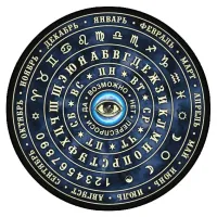 Коврик для мыши Доска для гадания, d.20см KM0089