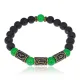 Рунический браслет Скорейшее избавление от болезней, лава + нефрит BSRL2-042