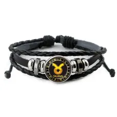 Кожаный браслет Знаки Зодиака - Телец BSK-0025