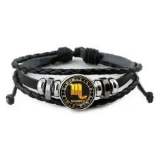 Кожаный браслет Знаки Зодиака - Скорпион BSK-0031