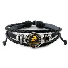 Кожаный браслет Знаки Зодиака - Стрелец BSK-0032