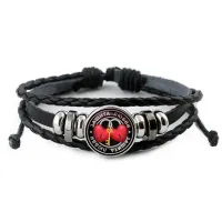 Кожаный браслет Защита любви BSK-0038