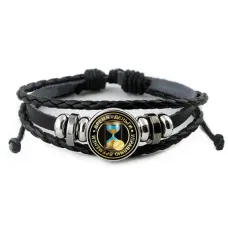 Кожаный браслет Талисман управления временем BSK-0058