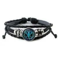 Кожаный браслет Слон BSK-0061