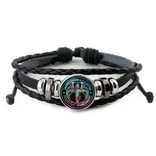 Кожаный браслет Талисман высшей защиты BSK-0065