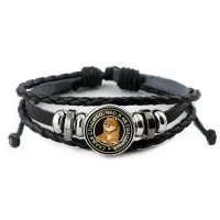 Кожаный браслет Не голодный BSK-0067