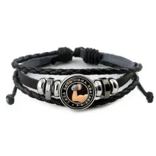 Кожаный браслет Сила есть, ума хватает BSK-0073