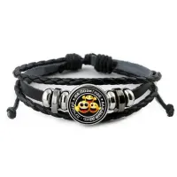 Кожаный браслет На позитиве BSK-0085