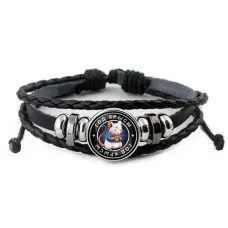 Кожаный браслет Восточный гороскоп - год Крысы BSK-0099