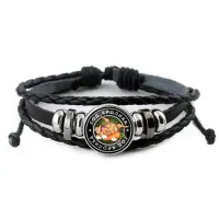 Кожаный браслет Восточный гороскоп - год Кролика BSK-0102