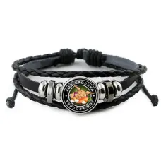 Кожаный браслет Восточный гороскоп - год Кролика BSK-0102