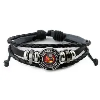 Кожаный браслет Восточный гороскоп - год Обезьяны BSK-0107