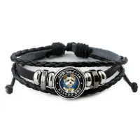 Кожаный браслет Восточный гороскоп - год Собаки BSK-0109