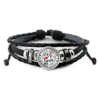 Кожаный браслет Я тебя люблю BSK-0153