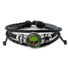 Кожаный браслет Дерево жизни BSK-0156