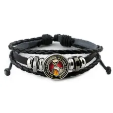Кожаный браслет Вечно молодой, вечно пьяный BSK-0158