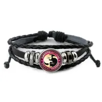 Кожаный браслет Вместе теплее BSK-0160