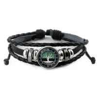 Кожаный браслет Дерево жизни BSK-0195