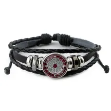 Кожаный браслет Талисман 5 благ BSK-0196