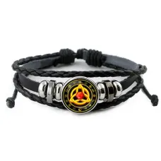 Кожаный браслет Трикветр BSK-0199