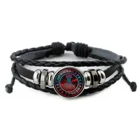 Кожаный браслет Молот Тора BSK-0257