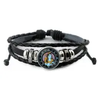 Кожаный браслет Шива BSK-0259