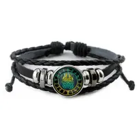 Кожаный браслет Печать Велеса BSK-0262
