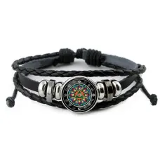 Кожаный браслет Всевидящее око BSK-0263