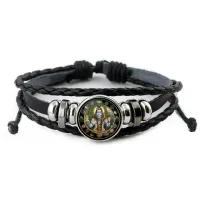 Кожаный браслет Шива BSK-0276