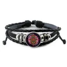 Кожаный браслет Хамса BSK-0294