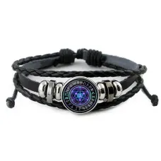 Кожаный браслет Магическая печать BSK-A001