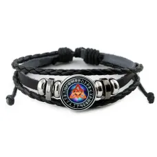 Кожаный браслет Узлы любви BSK-A009