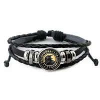 Кожаный браслет Ворон BSK-A027