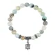Браслет Черепаха (здоровье и долголетие), Амазонит BSP-25-16