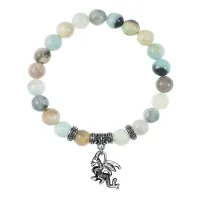 Браслет Дракон (удача, могущество, успех), Амазонит BSP-25-25