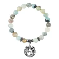 Браслет Подкова (Счастье), Амазонит BSP-25-31