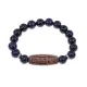 Браслет с 9-глазой бусиной Дзи и синт. камнем Синий авантюрин BSDS-29-02
