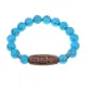 Браслет с 9-глазой бусиной Дзи и синт. камнем Бирюза BSDS-29-05