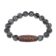 Браслет с 9-глазой бусиной Дзи и нат.камнем Лабрадор BSDS-29-08