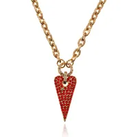 Кулон Сердце со стразами UG004