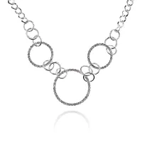 Кулон Три кольца, цвет серебряный UG012