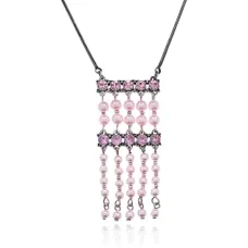 Колье из жемчуга со стразами UG024