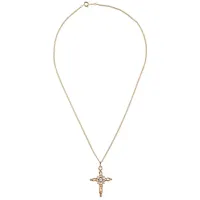 Кулон Крест со стразами UG027