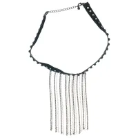 Чокер со стразами и цепочками UG029