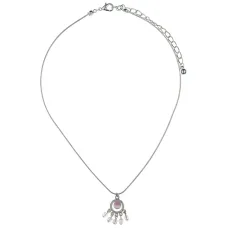 Кулон с кристаллами, цвет розовый UG042